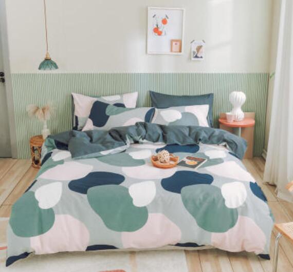 3D Green Circle 40079 Bed Pillowcases Quilt