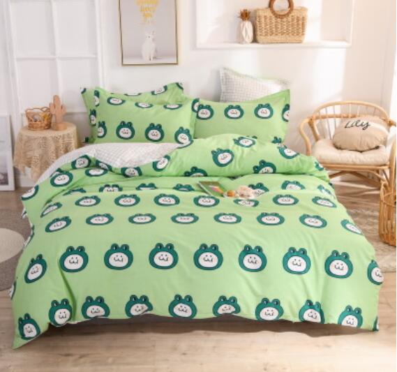 3D Frog Pattern 30199 Bed Pillowcases Quilt
