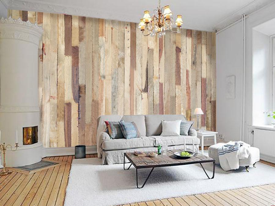 3D Wood Stripe 108 Wallpaper AJ Wallpaper 
