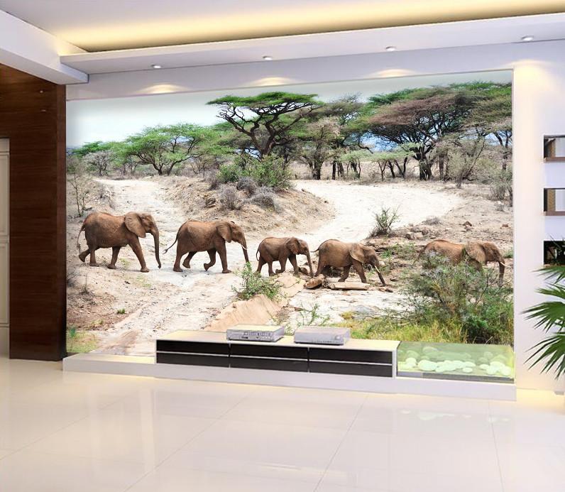 3D Forest Elephant 72 Wallpaper AJ Wallpaper 
