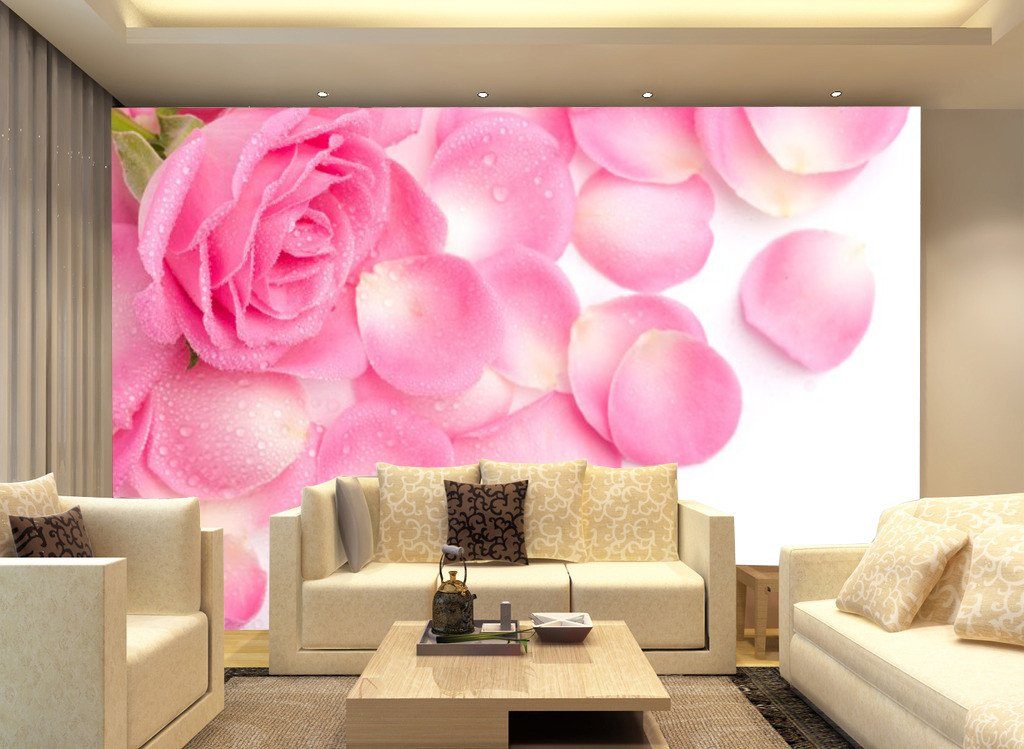 Romantic Pink Roses Wallpaper AJ Wallpaper 