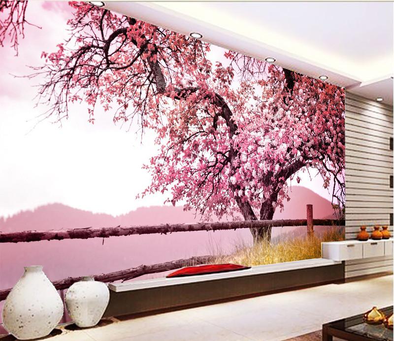 3D Pink Cherry Tree Flower 24 Wallpaper AJ Wallpaper 