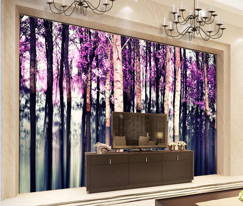 3D Woods Flowers 073 Wallpaper AJ Wallpaper 