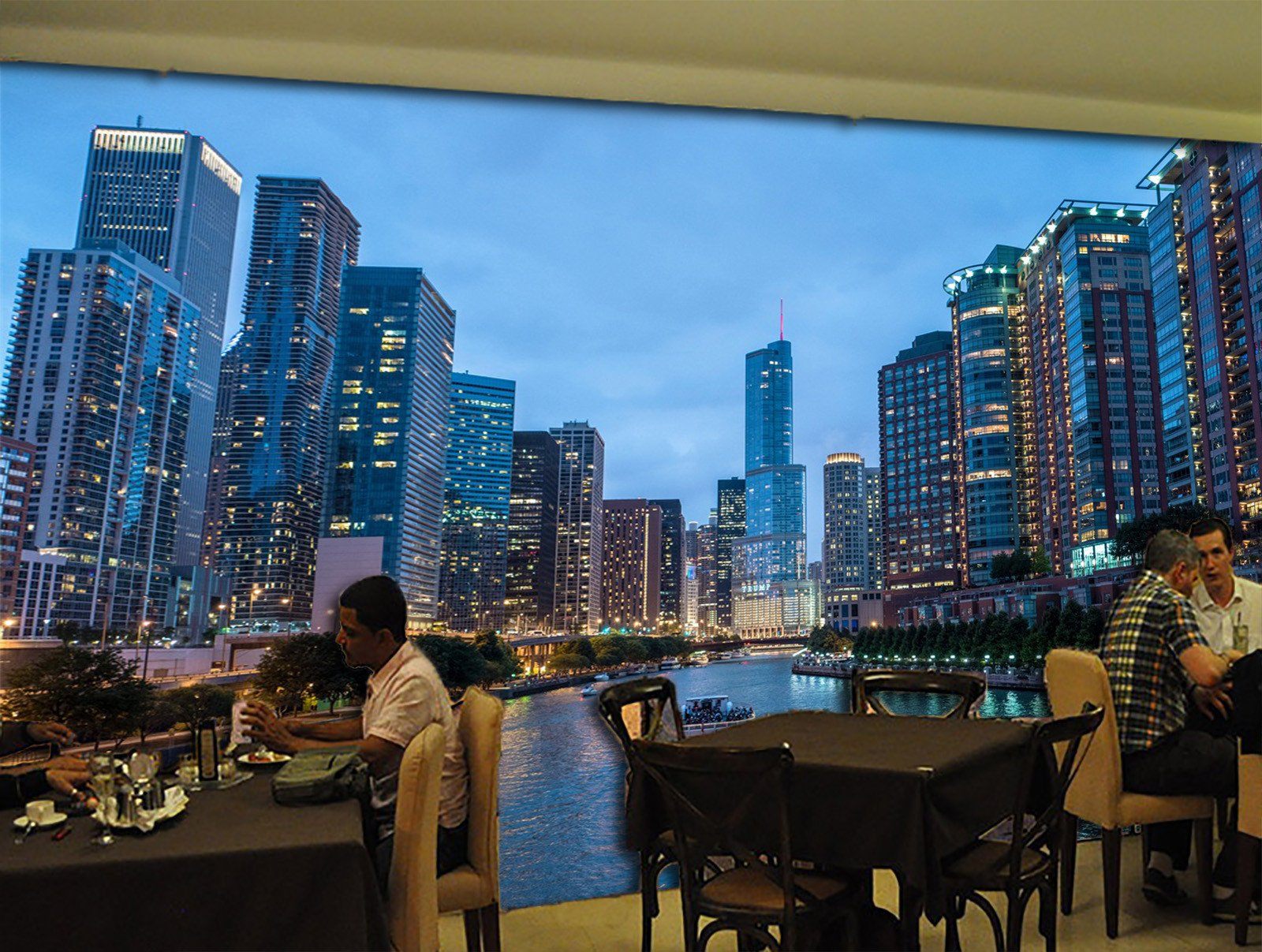 3D City Blue Light 832 Wallpaper AJ Wallpaper 