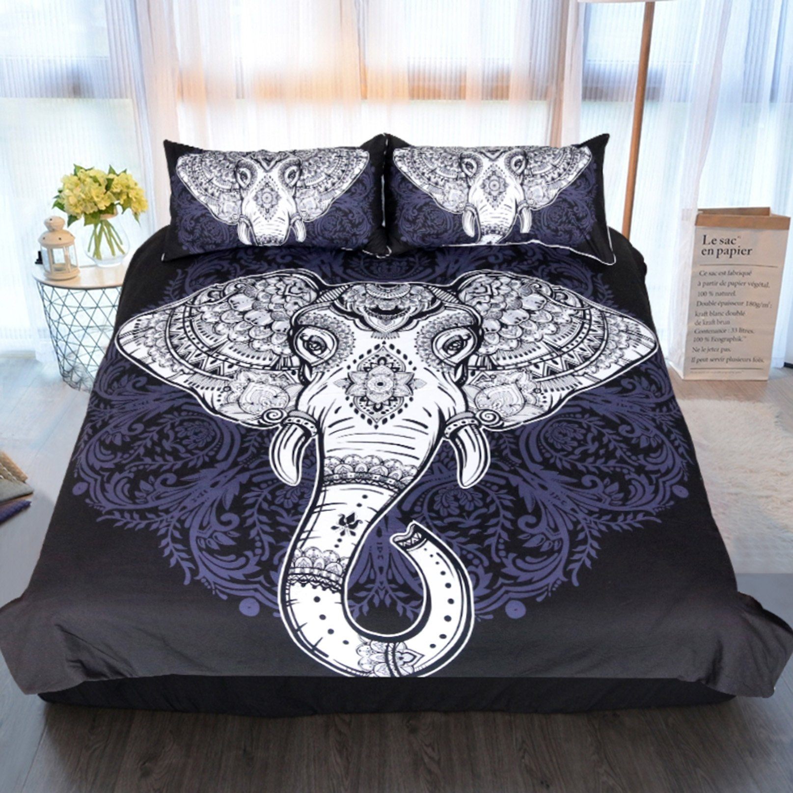3D Black Head Like 147 Bed Pillowcases Quilt Wallpaper AJ Wallpaper 