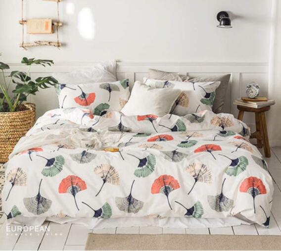 3D Ginkgo Biloba 16024 Bed Pillowcases Quilt