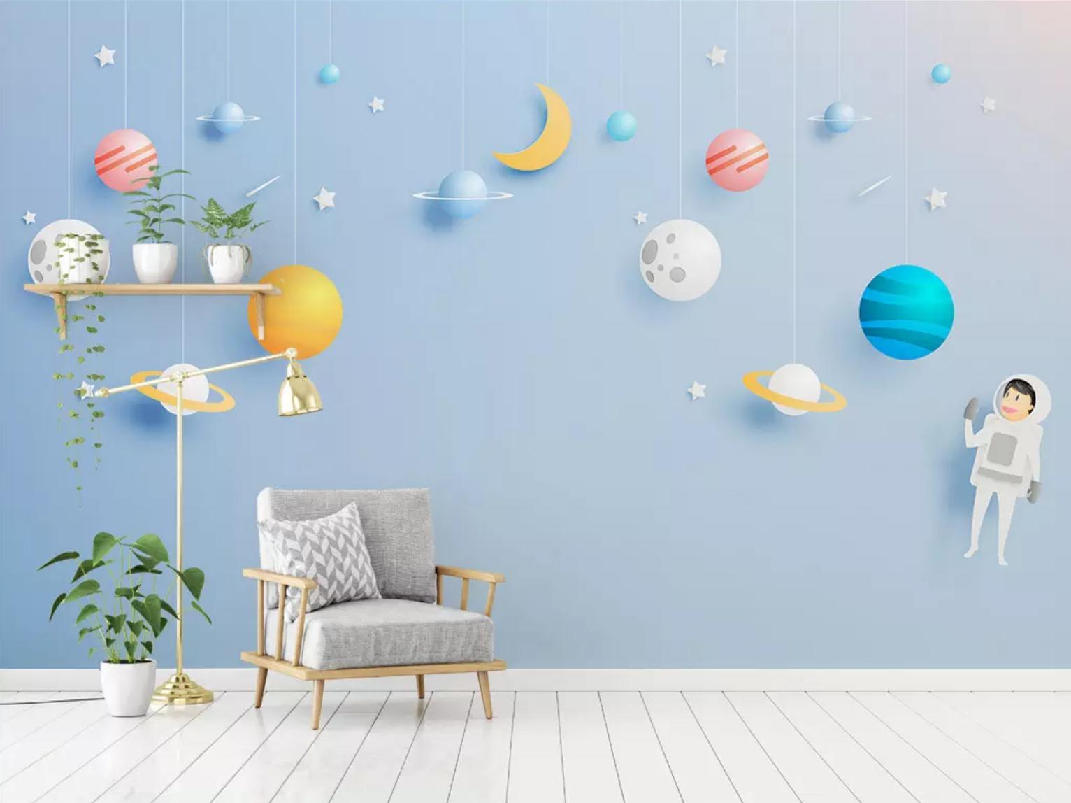 3D Planet Decoration 136 Wallpaper AJ Wallpaper 