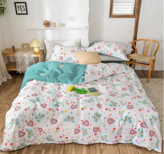 3D Love Butterfly Pattern 13178 Bed Pillowcases Quilt