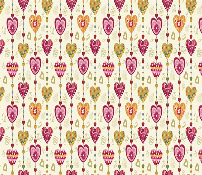 3D Heart Flowers 398 Wallpaper AJ Wallpaper 