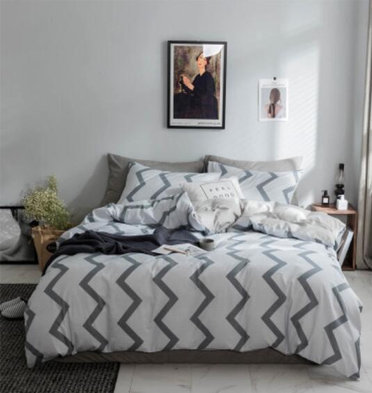 3D Gray Curve Wave 15190 Bed Pillowcases Quilt