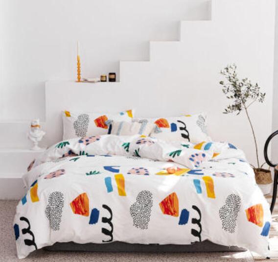 3D Color Block 15111 Bed Pillowcases Quilt