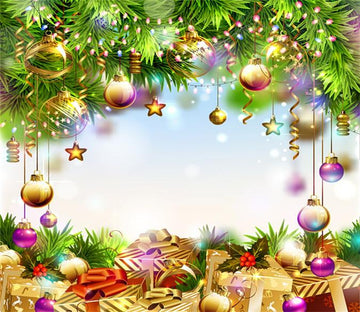 3D Christmas Flower Pines 6 Wallpaper AJ Wallpapers 