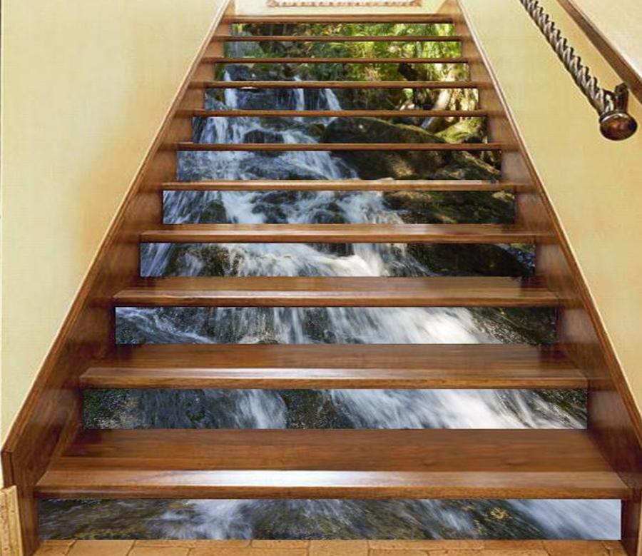 3D Rivulet 2569 Stair Risers Wallpaper AJ Wallpaper 