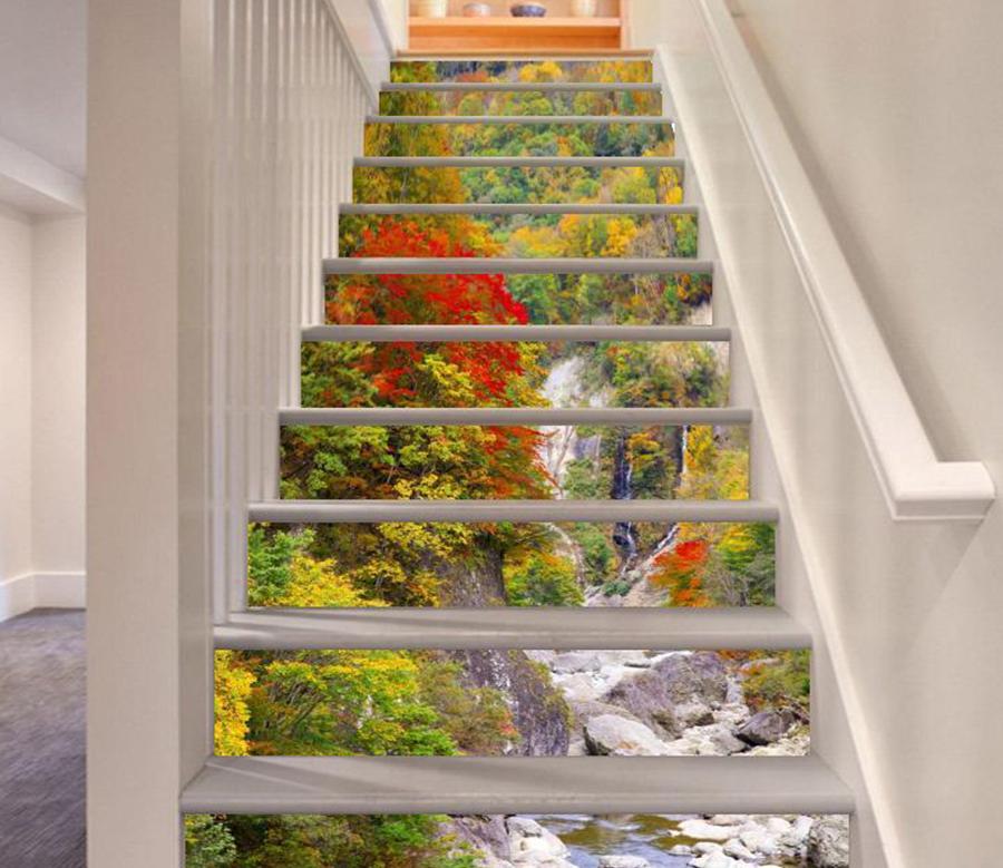 3D Rivulet 3612 Stair Risers Wallpaper AJ Wallpaper 