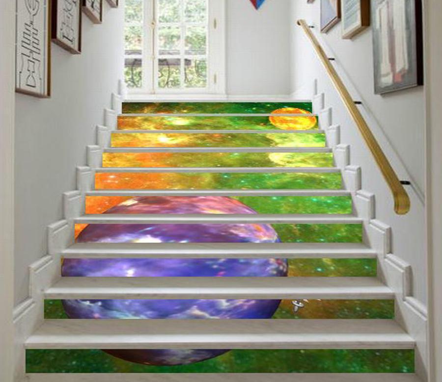 3D Space 8597 Stair Risers Wallpaper AJ Wallpaper 