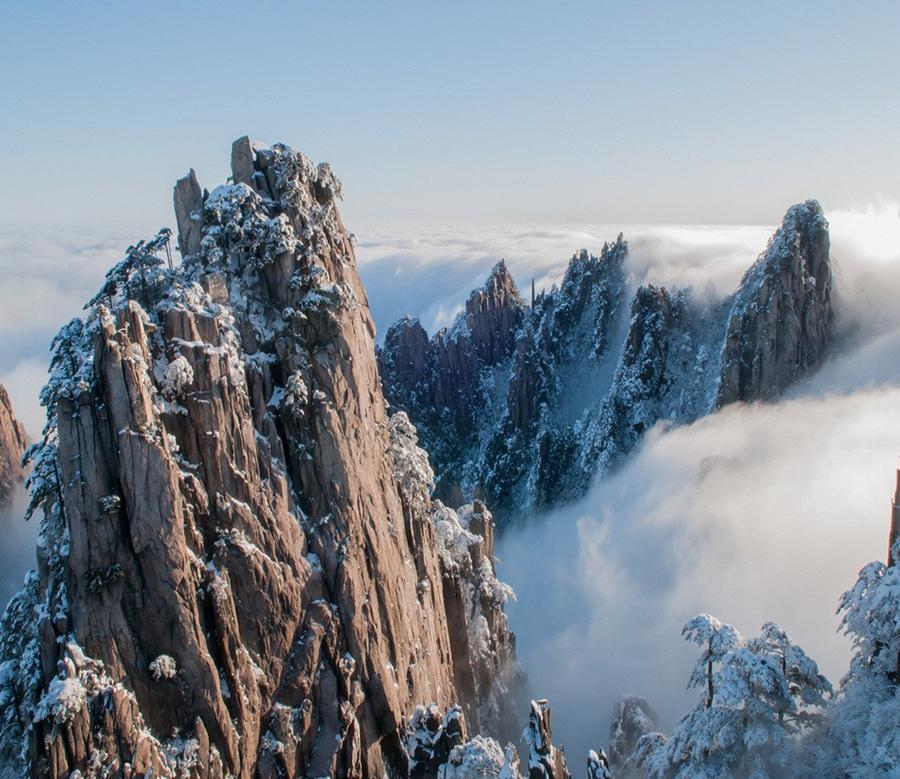 3D Vast Fog Stone Mountain 678 Wallpaper AJ Wallpapers 