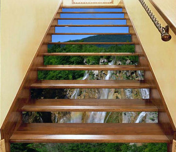3D Waterfall 3422 Stair Risers Wallpaper AJ Wallpaper 