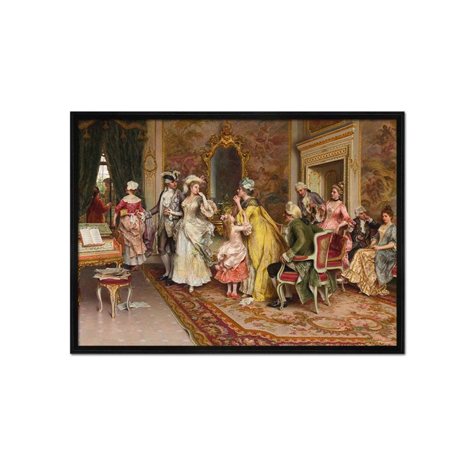 3D Family Talk 144 Fake Framed Print Painting Wallpaper AJ Creativity Home 