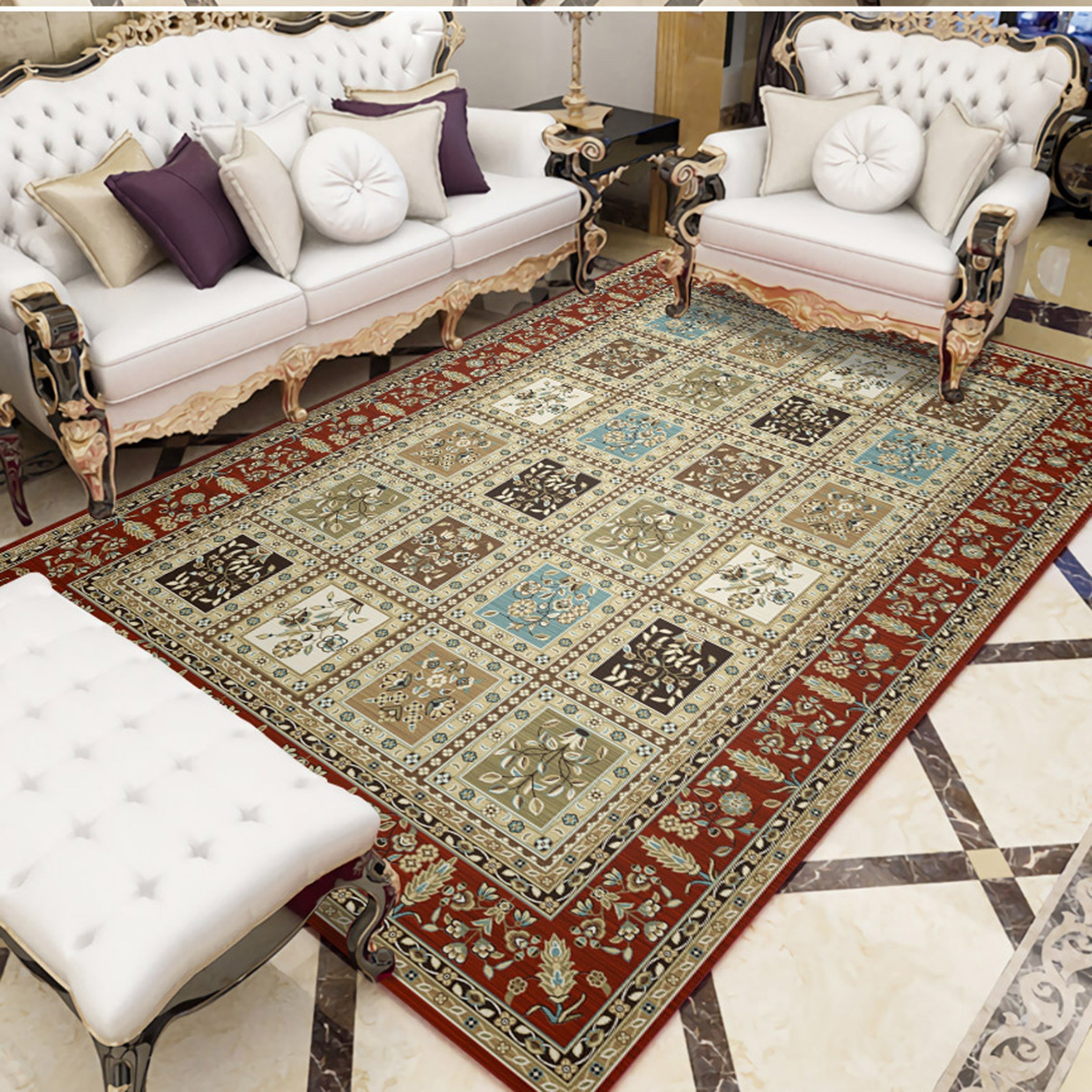 3D Color Pattern WG297 Non Slip Rug Mat Mat AJ Creativity Home 