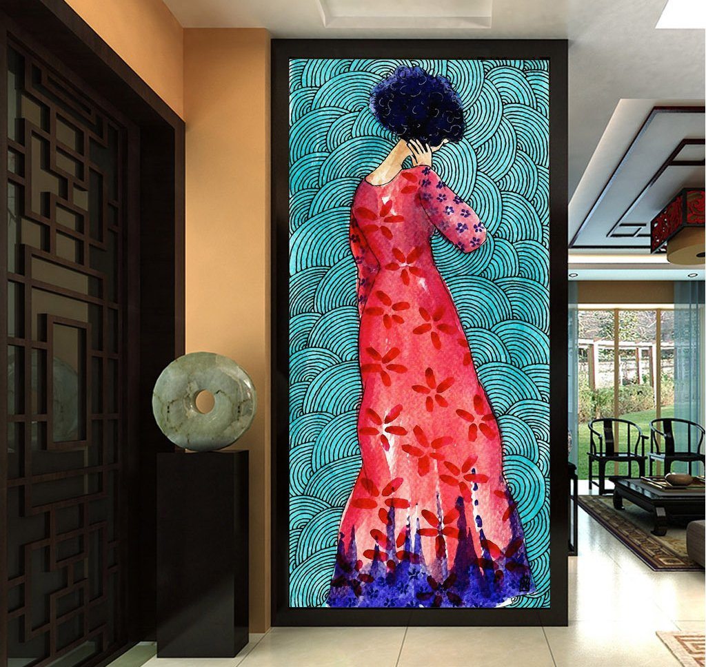 3D Woman Back 445 Wall Murals Wallpaper AJ Wallpaper 2 