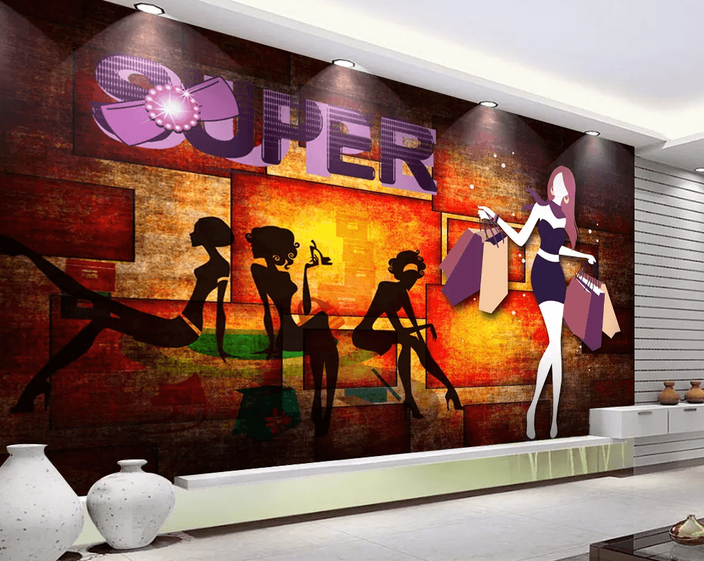 3D Woman Shopping 166 Wallpaper AJ Wallpaper 2 