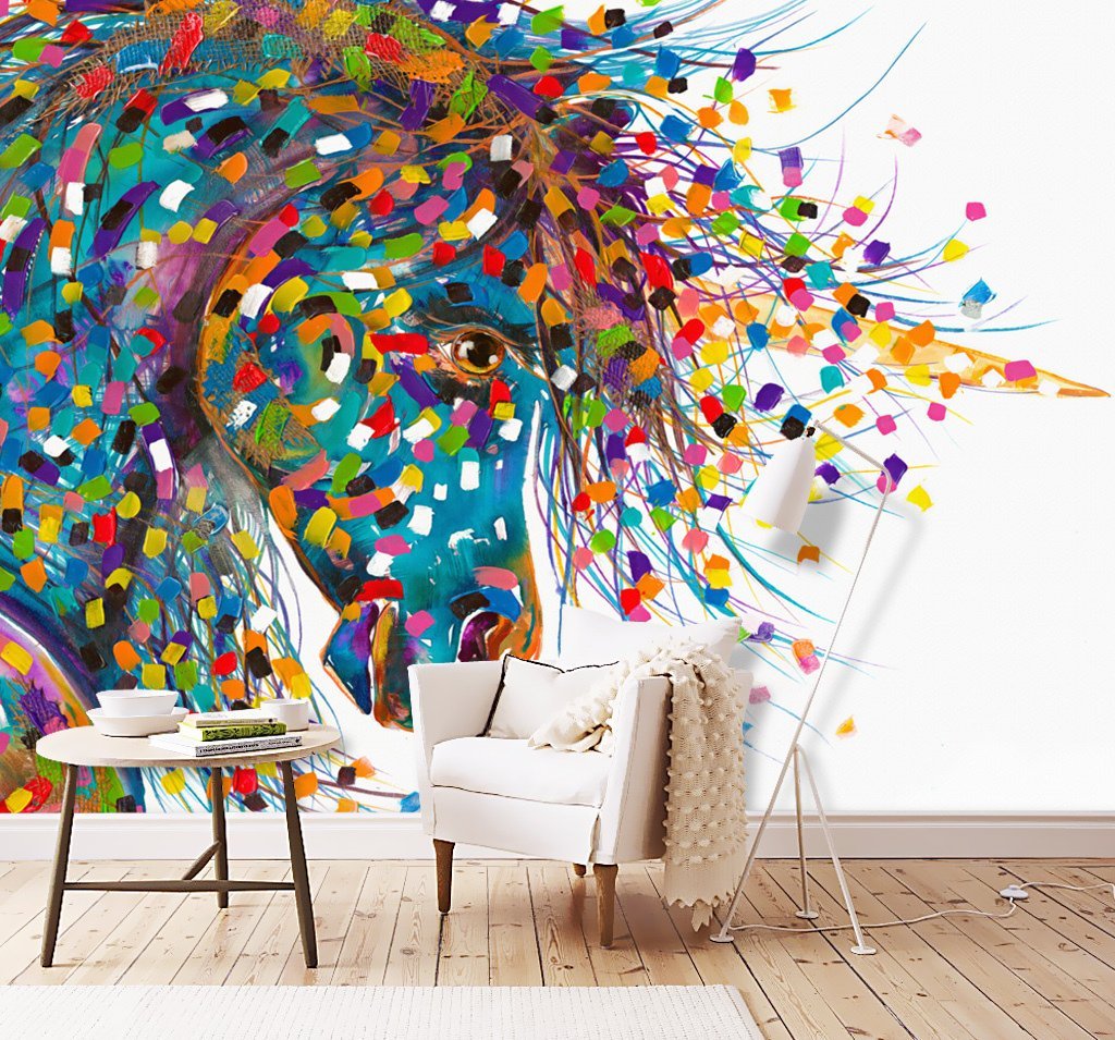 3D Color Horse 309 Wall Murals Wallpaper AJ Wallpaper 2 