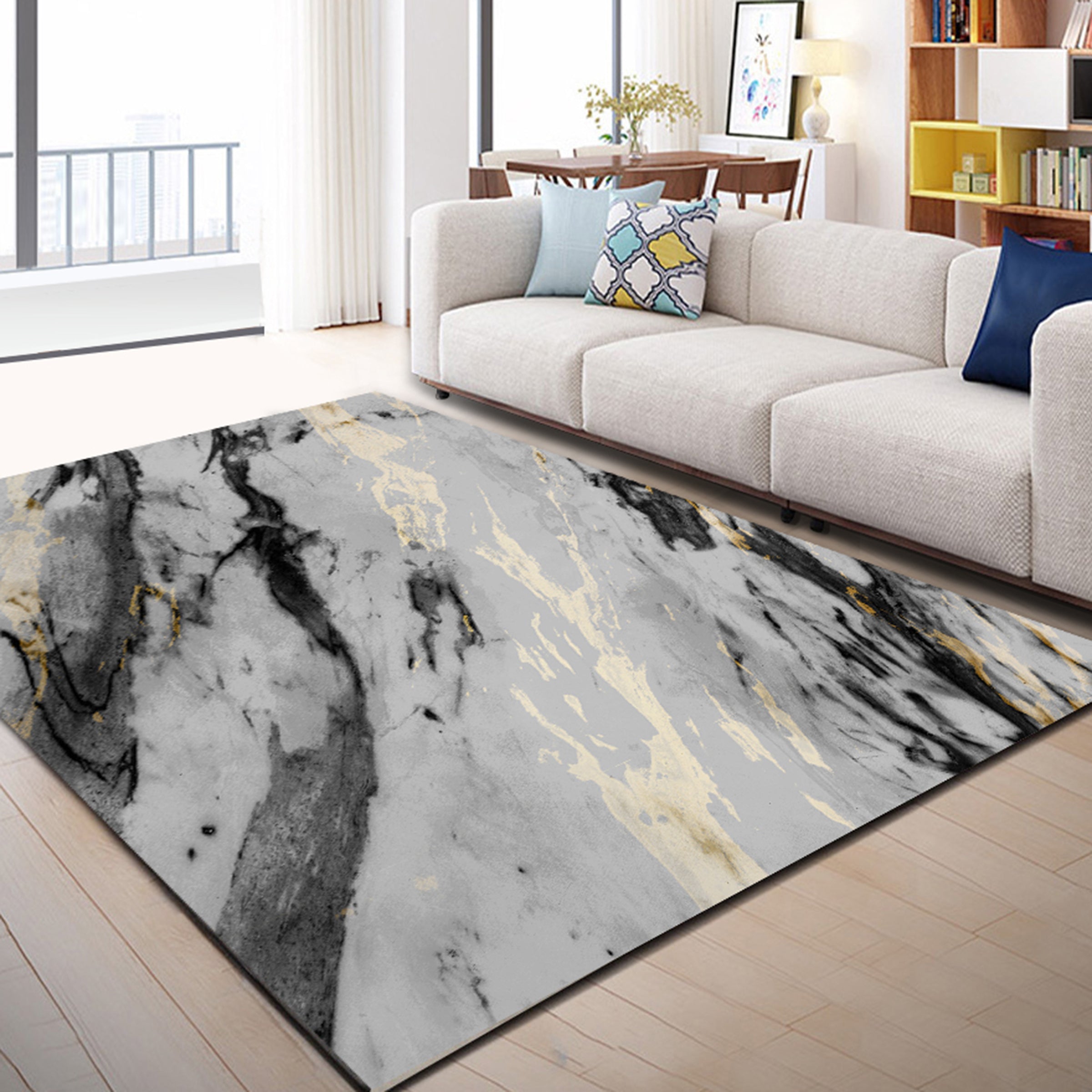 3D Color Pattern WG435 Non Slip Rug Mat Mat AJ Creativity Home 