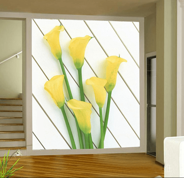 Elegant Yellow Flowers Wallpaper AJ Wallpaper 