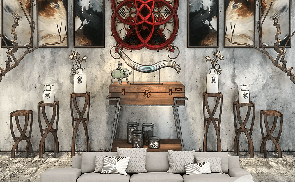 3D Cartoon Decoration 146 Wallpaper AJ Wallpaper 2 