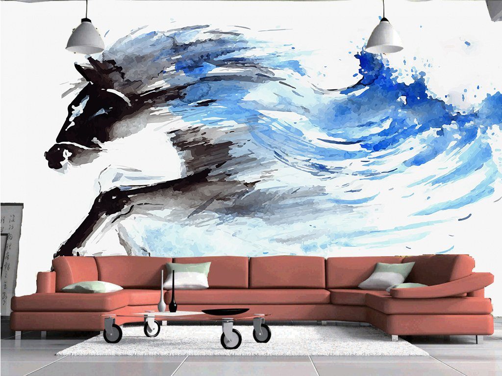 3D Art Horse 317 Wall Murals Wallpaper AJ Wallpaper 2 