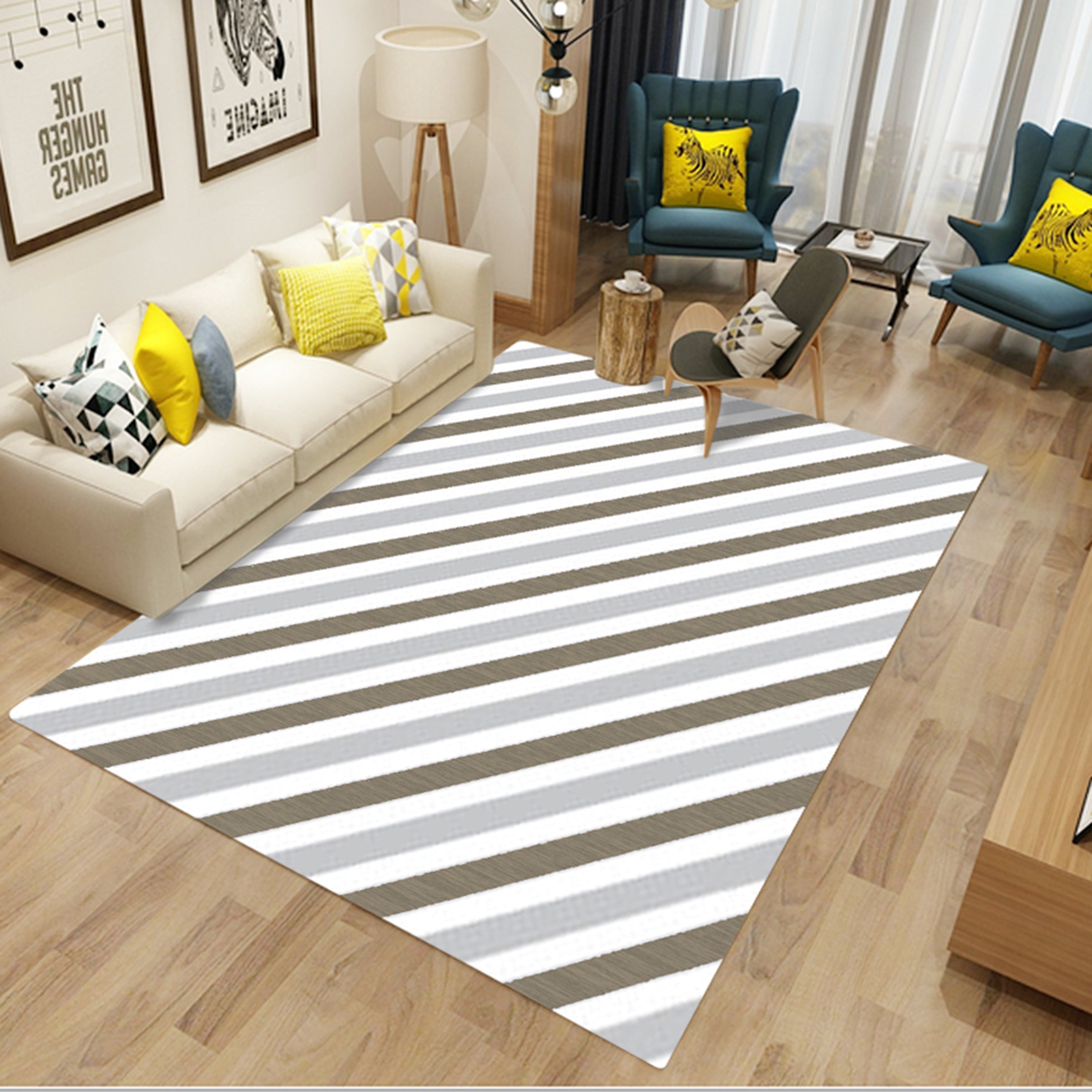 3D Color Pattern WG270 Non Slip Rug Mat Mat AJ Creativity Home 