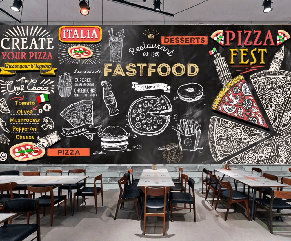 3D Menu Pizza Cola 352 Wallpaper AJ Wallpaper 2 