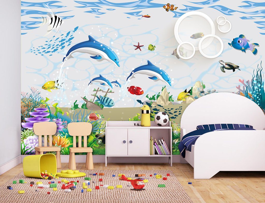 3D Underwater World 838 Wall Murals Wallpaper AJ Wallpaper 2 