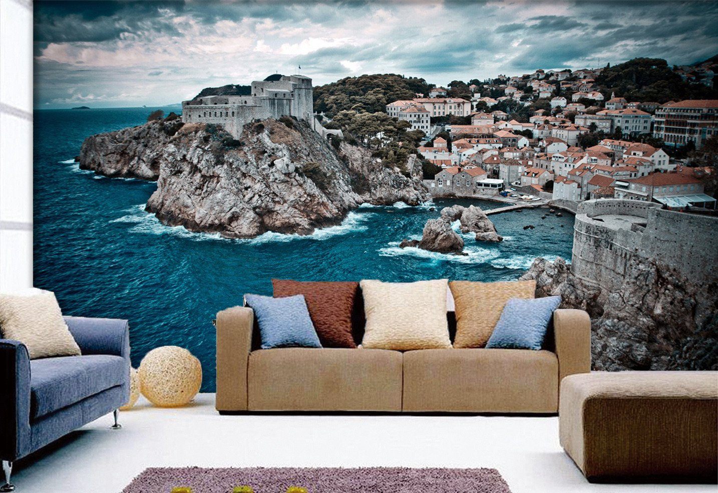 3D Coastal Beach House 572 Wallpaper AJ Wallpaper 