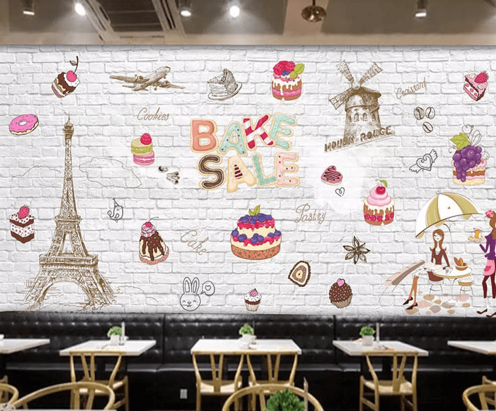 3D Cartoon Afternoon Tea 200 Wallpaper AJ Wallpaper 2 