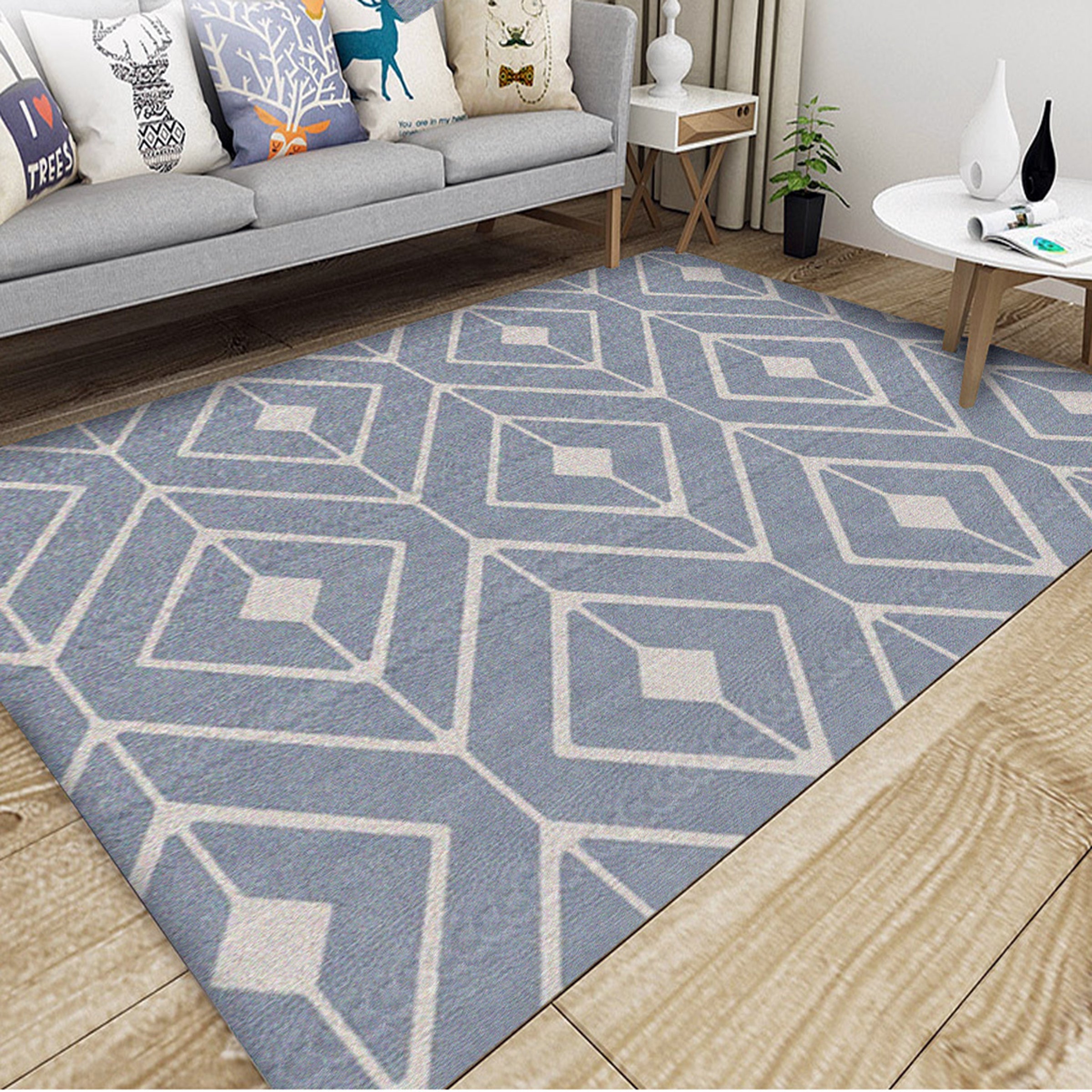 3D Golden Diamond WG068 Non Slip Rug Mat Mat AJ Creativity Home 