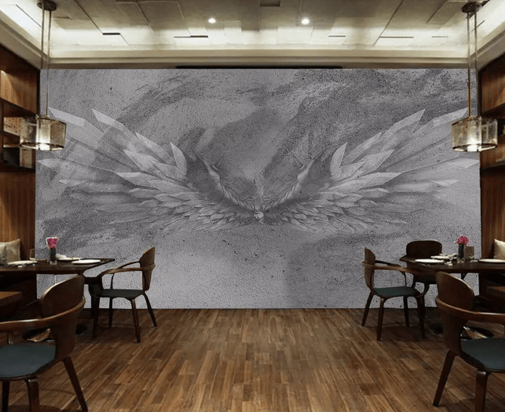 3D Sketch Wings 349 Wallpaper AJ Wallpaper 2 