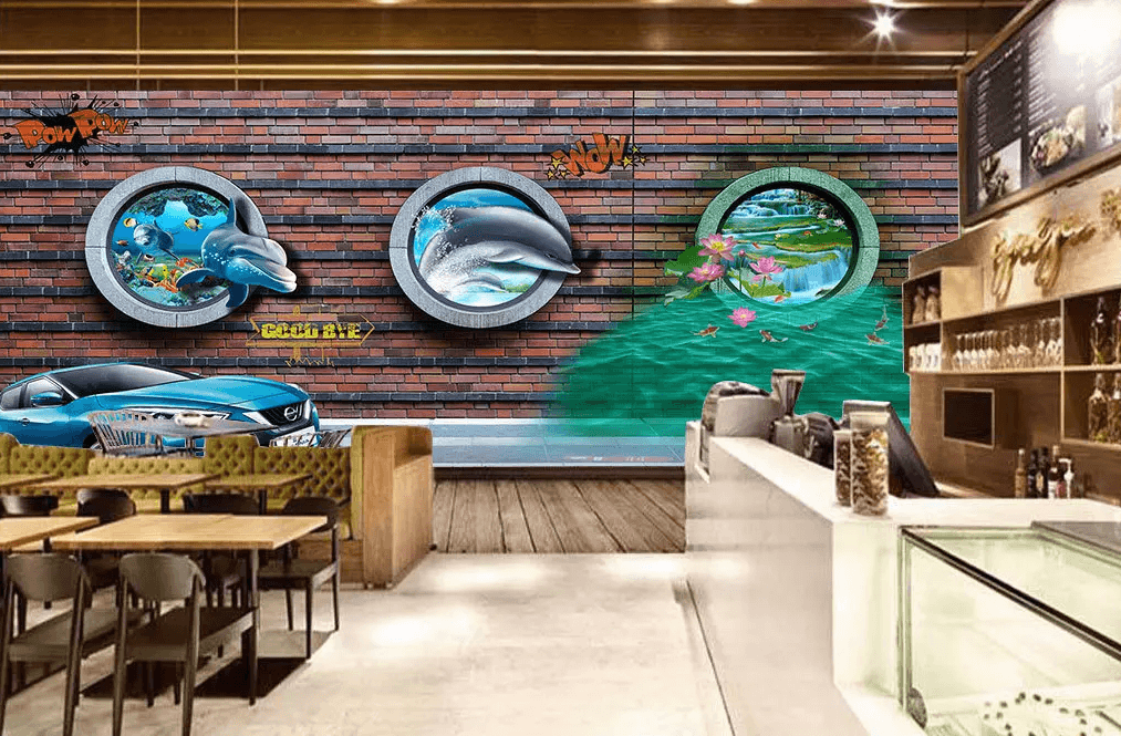 3D Dolphin Lotus 77 Wallpaper AJ Wallpaper 2 
