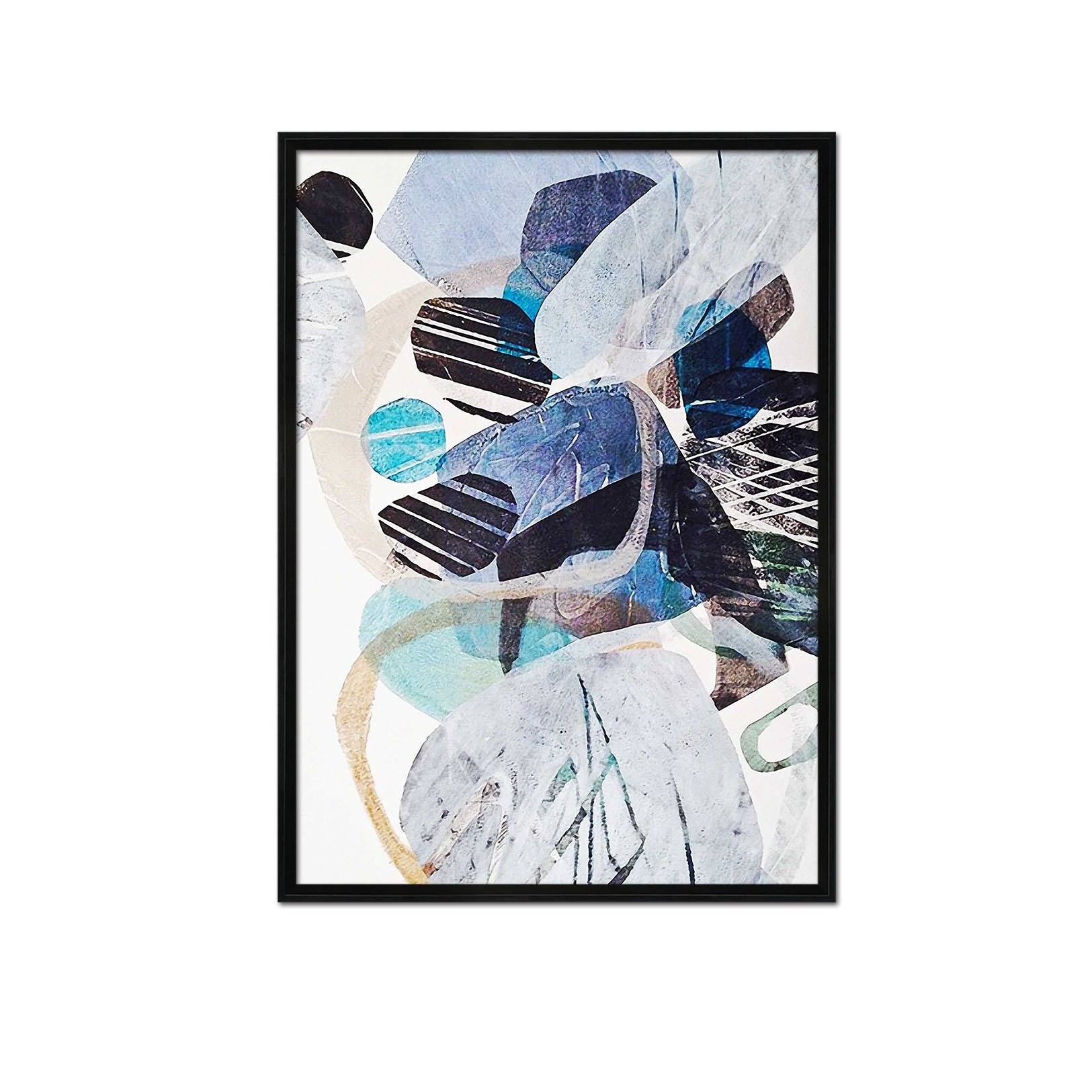 3D Abstract Painting 090 Fake Framed Print Painting Wallpaper AJ Creativity Home 