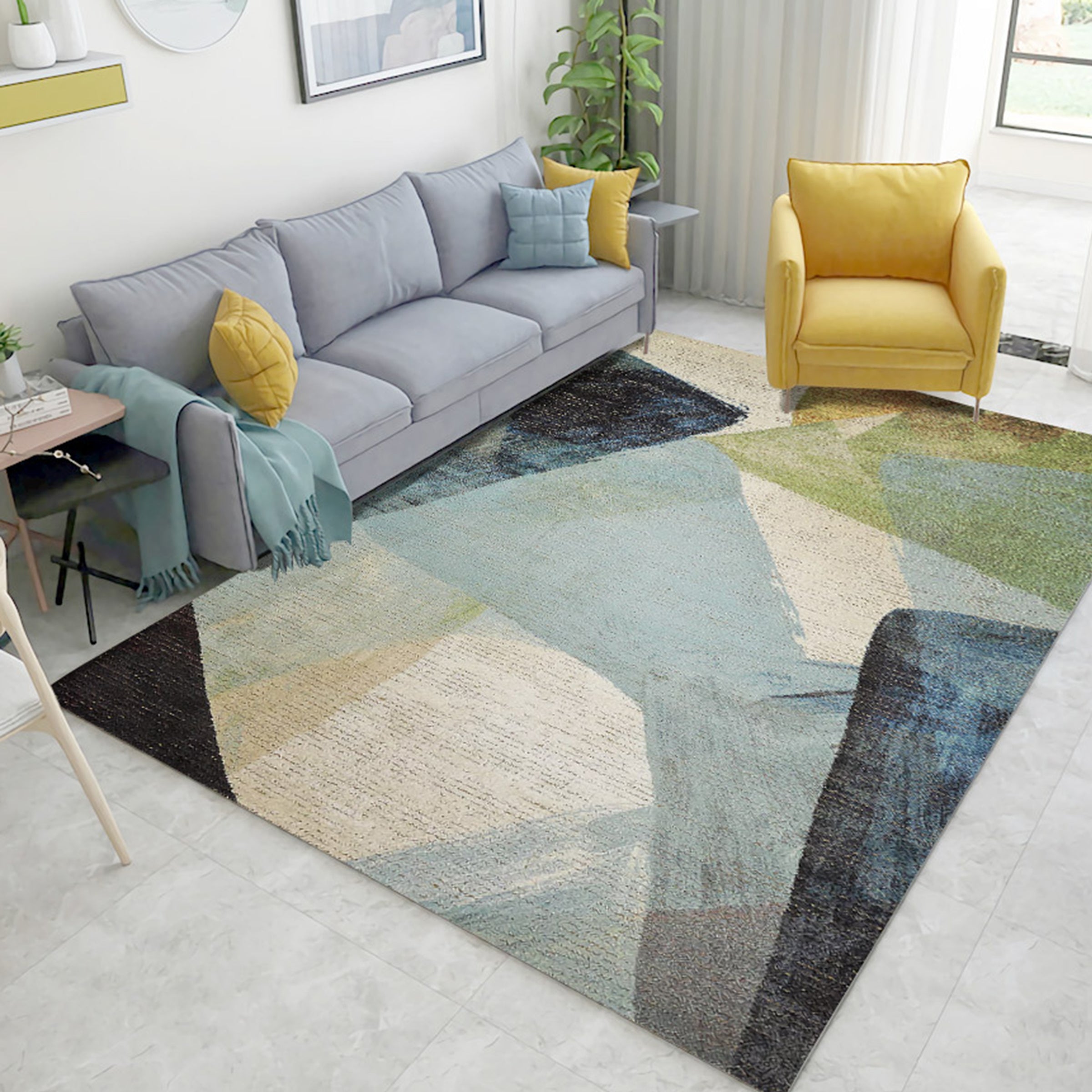 3D Color Inkjet WG187 Non Slip Rug Mat Mat AJ Creativity Home 