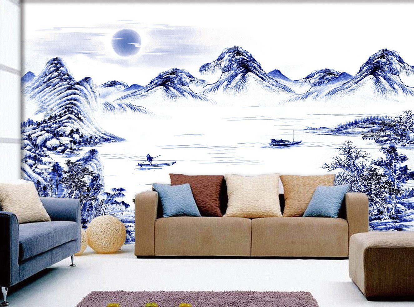 3D Painting Hill Sun 561 Wallpaper AJ Wallpapers 