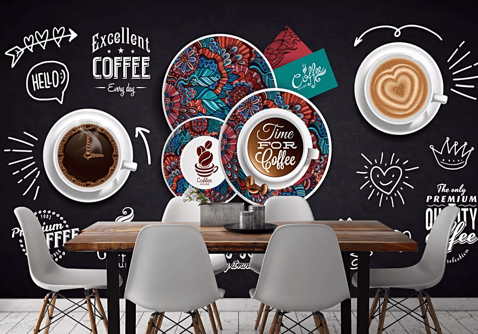 3D Coffee Pattern 180 Wallpaper AJ Wallpaper 2 
