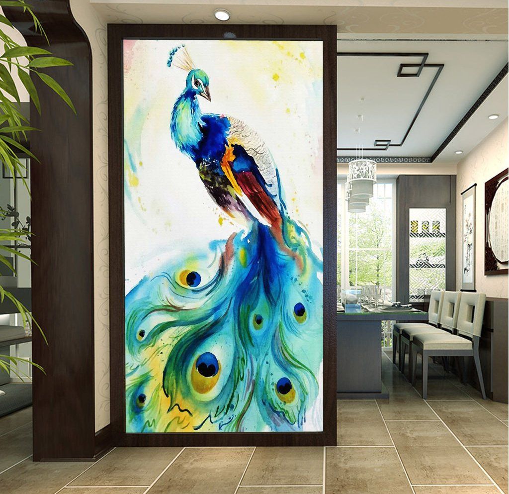 3D Peacock 381 Wall Murals Wallpaper AJ Wallpaper 2 