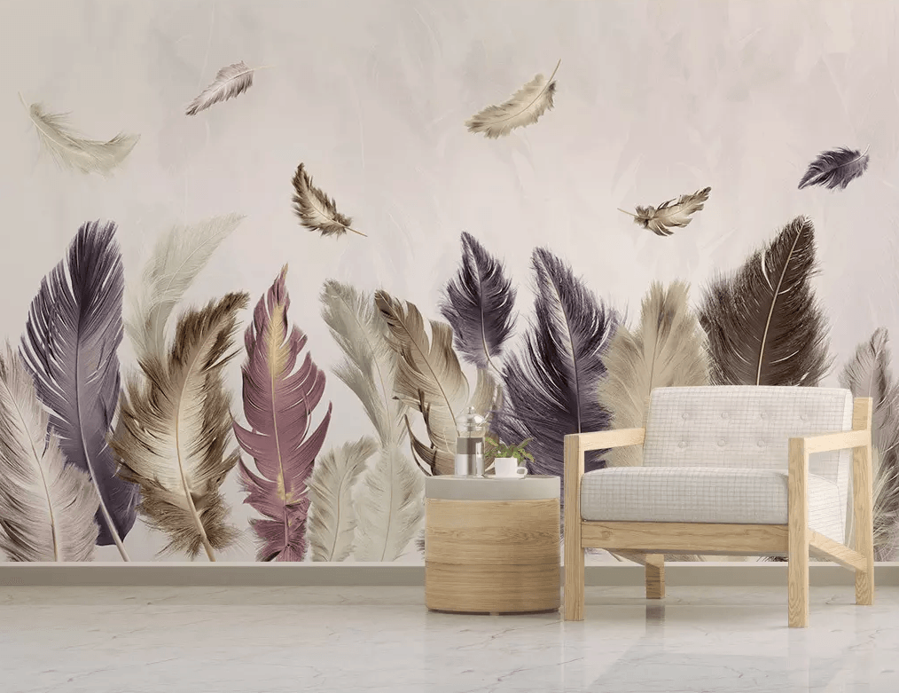 3D Feather Flying 182 Wallpaper AJ Wallpaper 2 