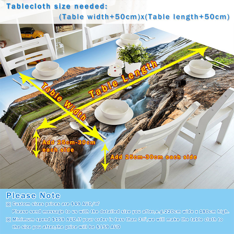 3D Lakeside Ranch Horse 1505 Tablecloths