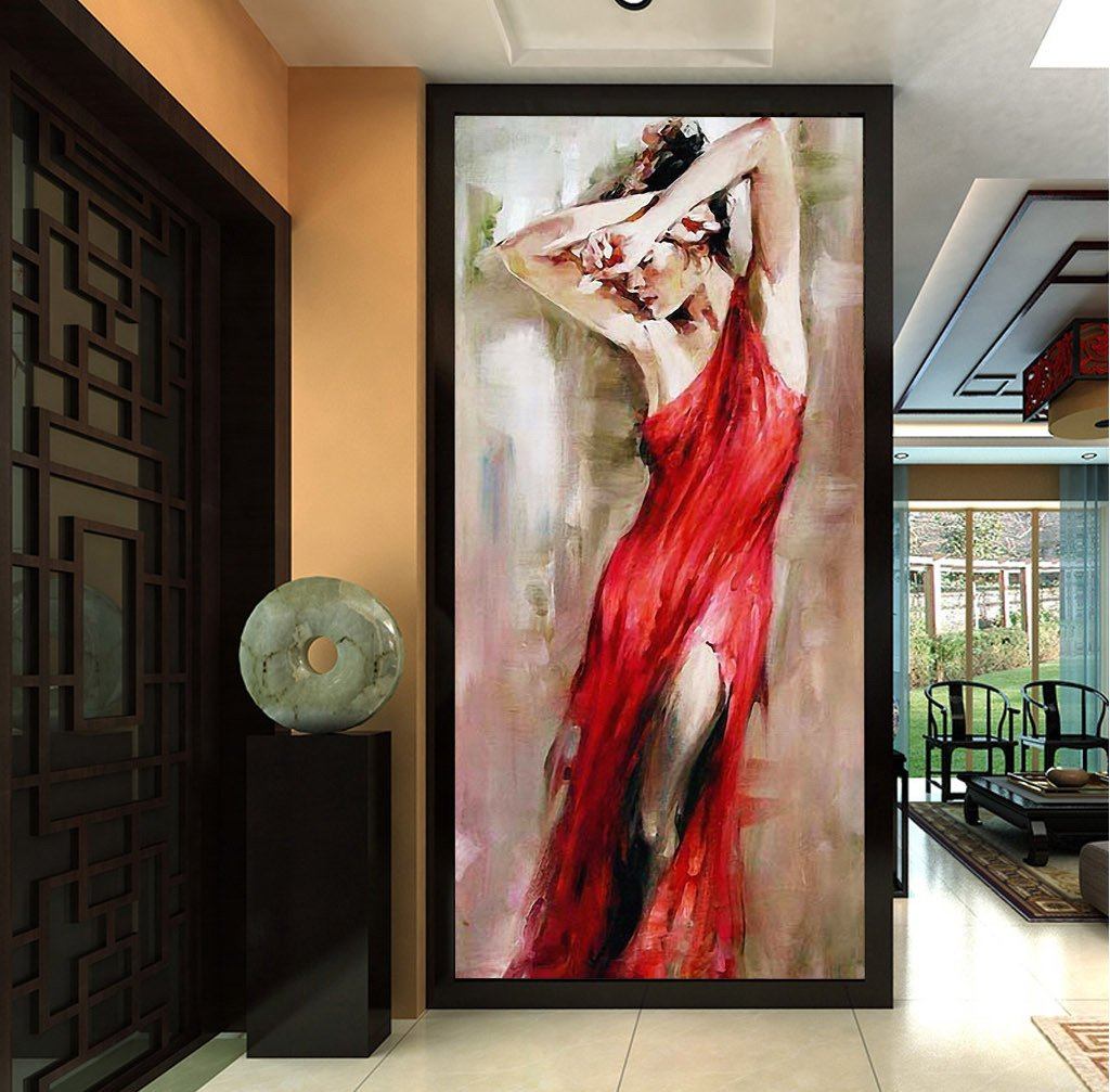 3D Painted Lady 560 Wall Murals Wallpaper AJ Wallpaper 2 