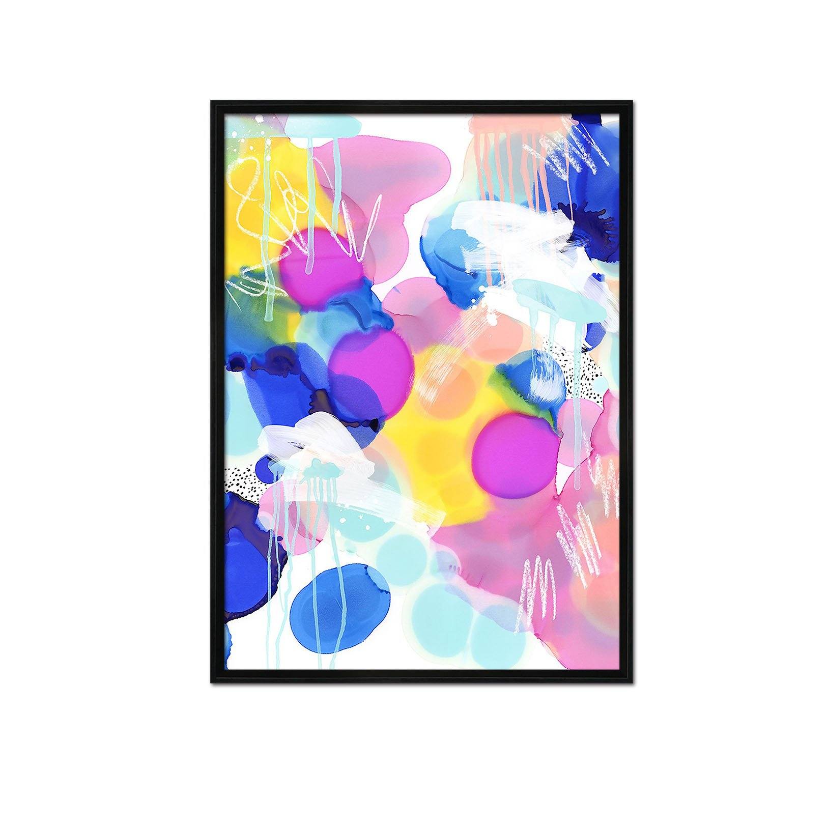 3D Bright Ink 081 Fake Framed Print Painting Wallpaper AJ Creativity Home 