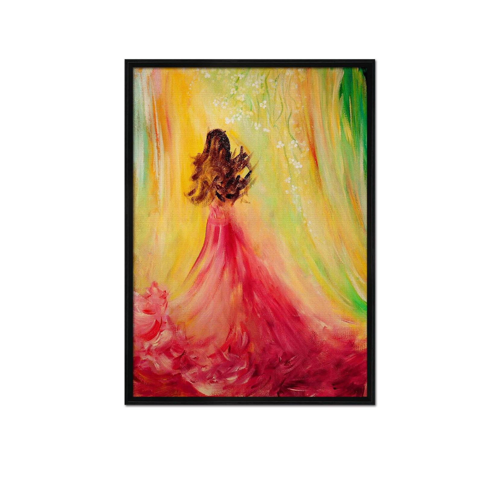 3D Beautiful Back 124 Fake Framed Print Painting Wallpaper AJ Creativity Home 