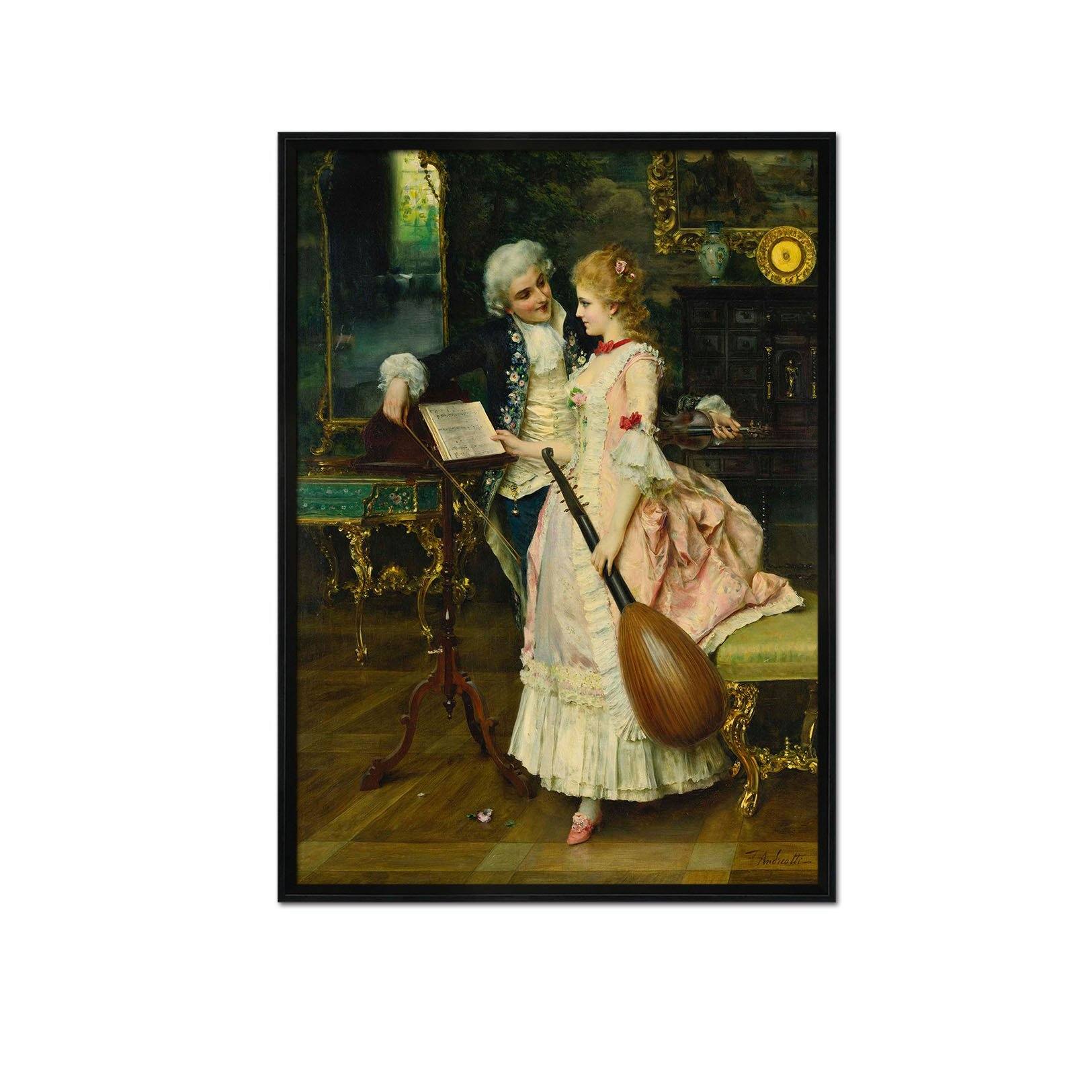 3D Intimate Lovers 145 Fake Framed Print Painting Wallpaper AJ Creativity Home 