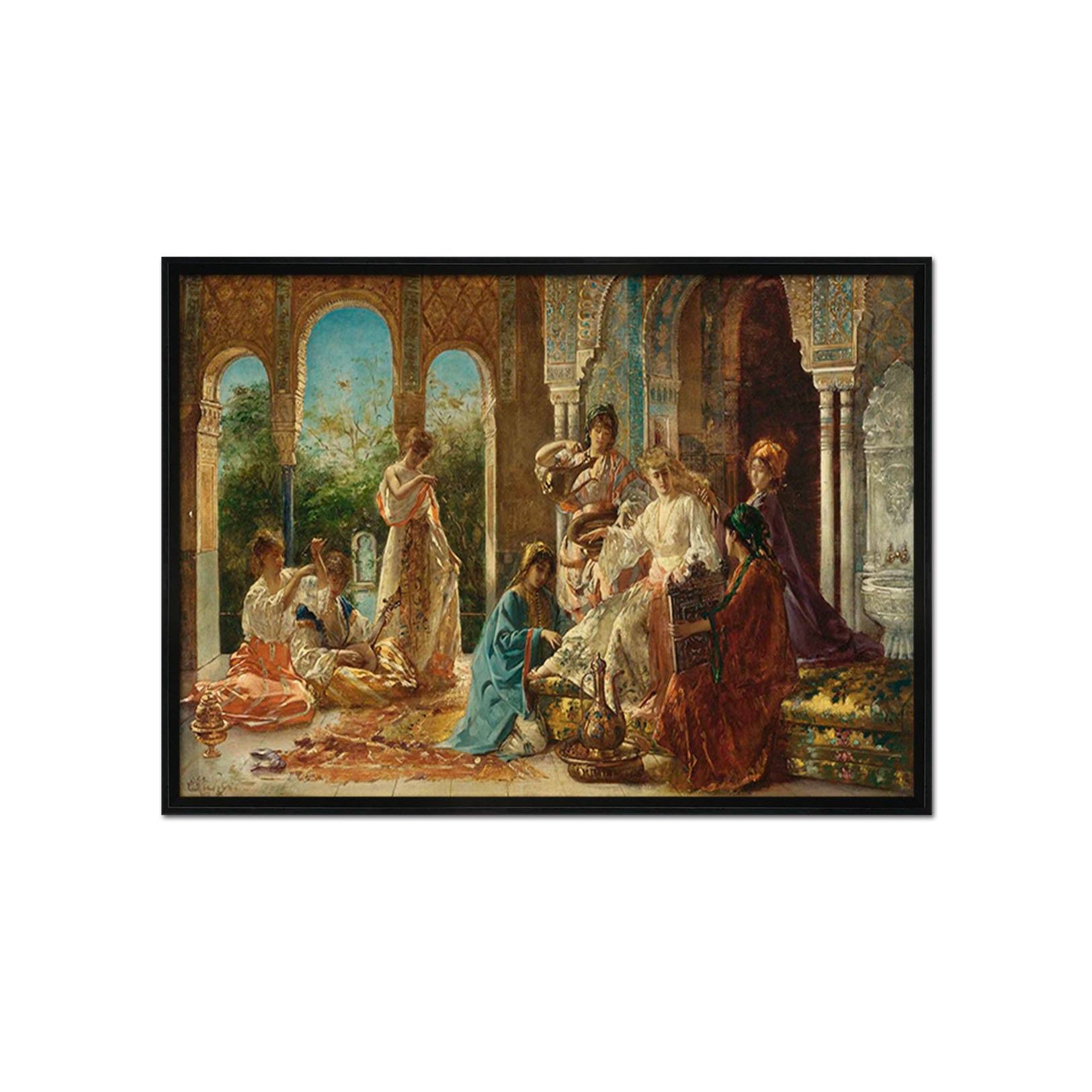 3D A Massage 050 Fake Framed Print Painting Wallpaper AJ Creativity Home 